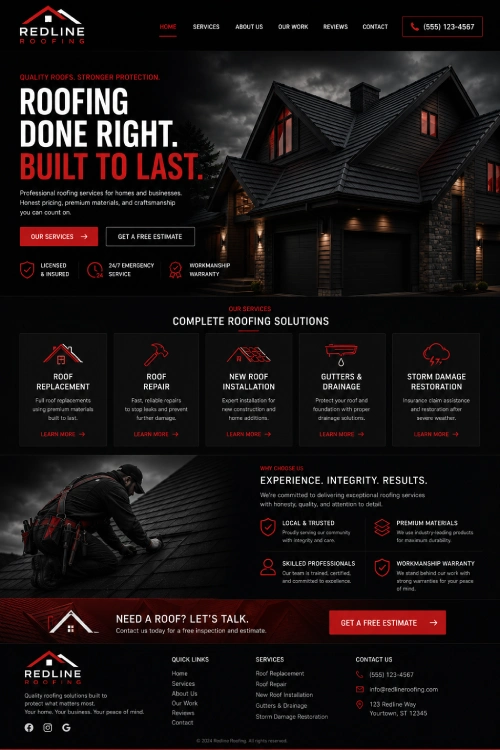 Roofing Mockup