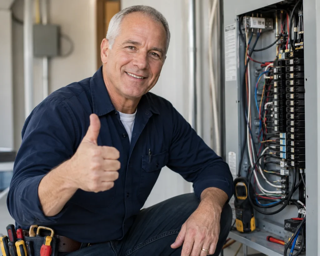 Smiling Electrician