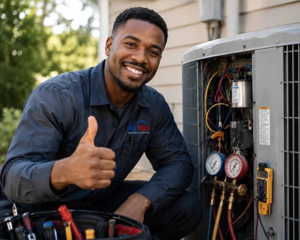 Smiling Hvac Technician