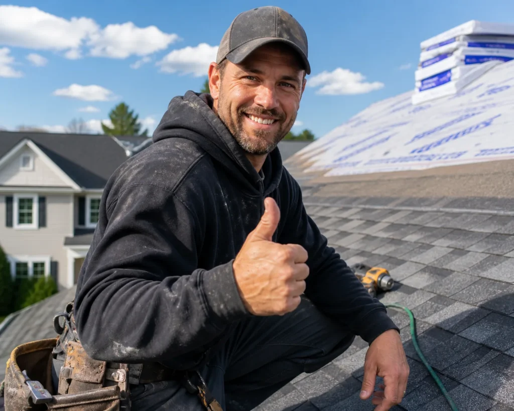 Smiling Roofer